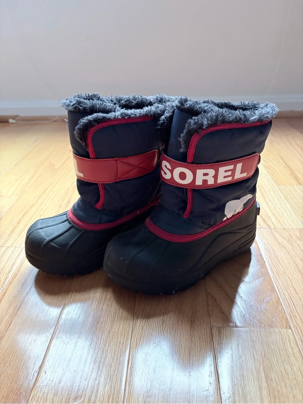 Sorel Kids Winter Boots with Faux Fur Cuff